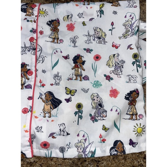 DISNEY STORE ANIMATORS COLLECTION DISNEY PRINCESS PAJAMA PJ SET FOR WOMEN SZ SM - Picture 8 of 16